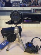 Kamera DVC HD1080P 24MP sprawna z pokrowcem kartą pilotem ładowarką 