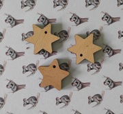 gwiazdki zawieszka decoupage scrapbooking łapacz snów 3 szt.