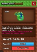 Roblox grow a garden Peacock