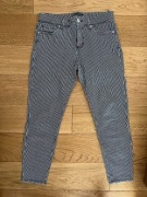 Spodnie w biało-granatowe paski, Montego