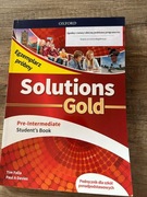 Solutions Gold Pre-intermediate Student's Book Podręcznik