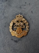 Oryginalna odznaka na czapkę armii brytyjskiej Pułku Hampshire