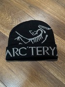 Nowa czarna czapka Arc’teryx z szarym logo streetwear vintage premium