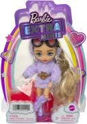 BARBIE EXTRA Minis Lalka Fioletowa Suknia HGP66