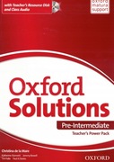 Oxford Solutions Pre-Intermediate +CD Teacher’sPower Pack