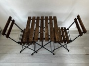 Zestaw ogrodowy balkonowy taras stół 2 krzesła 