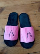 klapki kapcie różowe 