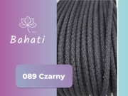 Sznurek do szycia BAHATI 7 mm, 089 czarny