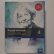Ponad słowami 4. Podręcznik do liceum . Zakres podstawowy i rozszerzony. 