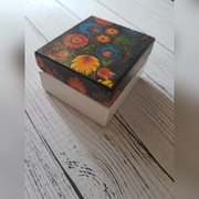 szkatułka  pudełeczko folk na biżuterię