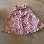 Sukienka bluezoo baby 100% bawełna zebra zebry