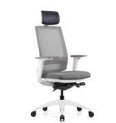 Krzesło Biurowe Ergonomiczne Elzap Deeo DFG 400W Biały Super Stan Gdańsk