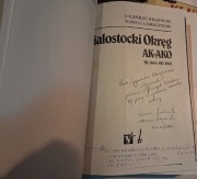AK Błażejewski autografy notatki Bartelski Łupaszka proweniencja unikat