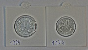 Ładny zestaw zestaw 1 zł z 1974 i 50 gr z 1974