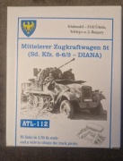 FriulModel ATL-112 Mittelerer Zugkraftwagen 5t (Sd.Kfz.6-6/2-Diana)