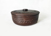 Naczynie z czerwonej gliny 2,5litra do zapiekania i serwowania dań