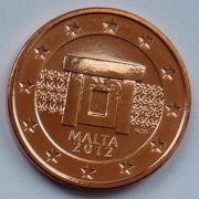 MALTA 2012 5 CENTÓW UNC !!!!!!!!!!