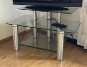 Stolik pod telewizor szafka rtv szklany nowoczesny