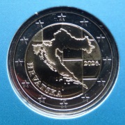 CHORWACJA 2026 2 EURO OBIEGOWE UNC !!!!!RAR!!!!!