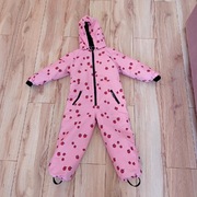 Kombinezon Smafolk w jabłka jabłuszka różowy 116