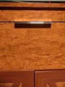 UCHWYT MEBLOWY DO SZAFEK KUCHENNYCH SZUFLAD KRAWĘDZIOWY DO MEBLI srebrny  