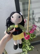 Lalka Mulan Amigurumi