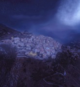 castelmola FINE ART 50x50 PLAKAT GRAFIKA