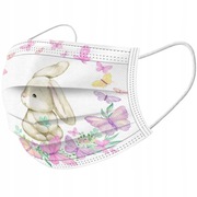 MASECZKI JEDNORAZ 3W CE wielkanoc różowy motylek