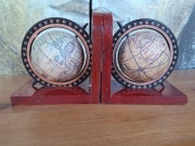 podpórki do ksiązek. globus- globusy vintage retro