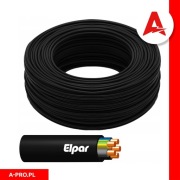 Kabel ziemny YKY 5x10 0,6/1kV ELPAR (PL) - Na metry !