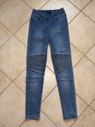 158-164 lub S spodnie jeansowe Calzedonia jegginsy wysoki stan jeansy