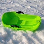 Plastikowe Sanki Dziecięce z Hamulcami Szybkie Sanie Zimowe Ślizgacz