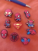Przypinki ozdoby zawieszki do butów typu crocs 10sztuk Spiderman