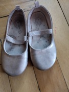 Złote balerinki H&M r26