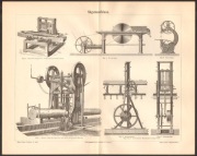 TARTAK litografia z 1888 r ORYGINAŁ