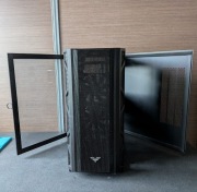 Obudowa komputerowa Preyon Nest Meshy czarna midi ATX + 3x wentylator