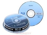 4x Płyty SONY BD-R 25GB 1x-6x BLU-RAY Nowa