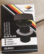 Germanline korek klik klak z przelewem kwadratowy z przelewem do umywalki