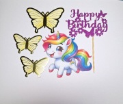 Zestaw topperów na tort 