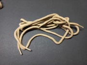 Sznurowadła 100 cm bawełniane jasno brązowe beżowe (0557)