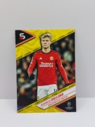 2023-24 TOPPS SUPERSTARS UEFA MANCHESTER UNITED RASMUS HOJLUND COMMON