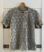 Bluzka z koronką roz. L szara