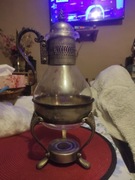 Zestaw, dzbanek z podgrzewaczem+ dzbanek