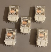 Przekaźniki R2M 24V DC Relpol z gniazdami 5szt