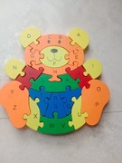 Zestaw zabawek drewnianych 8 sztuk drewno Bigjigs Toys i inne