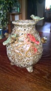 Wazon ceramiczny z ptaszkami (734)