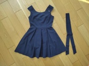 sukienka granatowa M 36/ 38