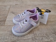 Buty dziewczęce, sportowe, fioletowe, mieniące się - rozm 24