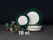 NOWY elegancki zestaw obiadowy Ambition 18el. /6 osób
