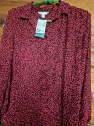 Bluzka damska panterkowa czerwona (38)H&M 
